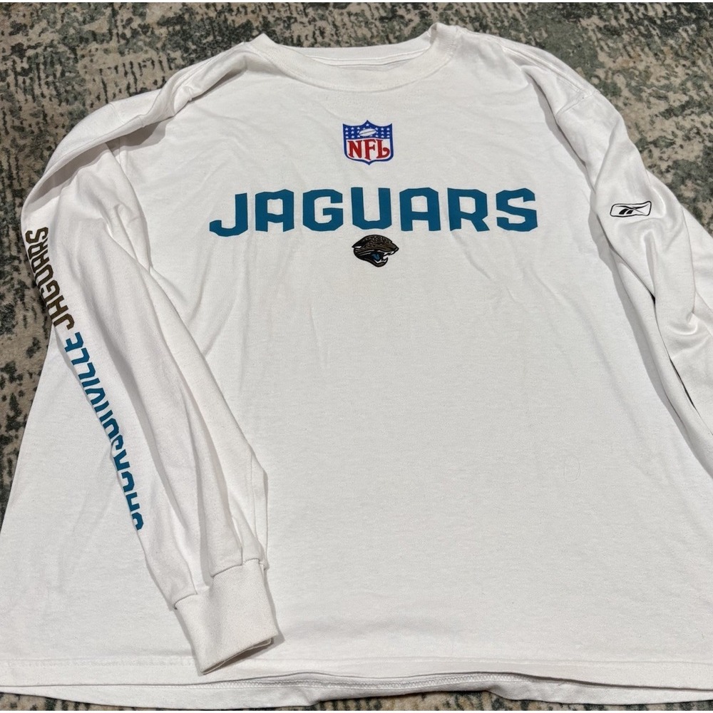 vintage Reebok NFL Jacksonville Jaguars long-sleeve t-shirt Large